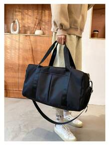 1pc Large Capacity Luggage Bags, Travel Bags, Travel Storage Bags, Airport Travel Clothing, Travel Supplies, Luggage Bags, Back To School, Student Bags, Eid Gift Ideas, Women, Girls, Valentine's Day Gifts, For Mom, Birthday Gifts, Mom, Friends, Gym Bags Bag For School School Accessories School Stuff - Red Violet - View 17