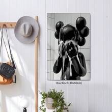 Framed-Violent Bear Shower Hypbeast Poster - Printable Art Shower Wall Art, Bathroom Wall Decoration, Graffiti Legal Wall Art, - Đã đóng khung - Xem 4