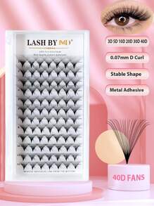 120 sợi nối mi giả, độ dày 5D, 10D, 20D, 30D, 40D, độ dày 0.07mm, độ cong D, chiều dài 8-15mm, nối mi giả, nối mi giả mềm mại, độ cong D (8-15mm hỗn hợp) - D - Xem 1