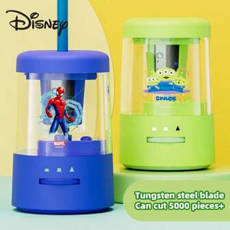  Disney Electric Pencil Sharpener, Automatic Sharpener For Students, Suitable For Back To School Season, Elsa Designed