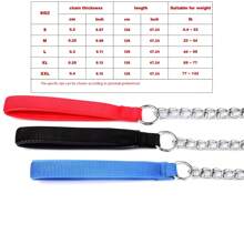 AKAPET Sturdy Metal Dog Leash, Bite Resistant, Chew Resistant, With A Comfortable Foam Grip, Outdoor Leash Suitable For Training Dogs, Suitable For All Dog Breeds