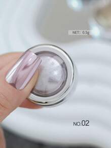 13 Jars Perfect Color Powder Pearl Makeup Set, Mirror Effect Silver Metallic Holographic Dip Powder, Suitable For Resin Crafts And Nail Art, Decorative Iridescent Mermaid Pigment - Multicolor - View 15