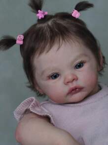 48cm 19inch Reborn Doll With Realistic Appearance Soft Vinyl Limb, Cloth Body, Visible Veins, 3D-Paint Skin - Ideal Baby Toy For Girls Dress Up - Bụi tím - Xem 5
