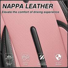Tapizado de asiento de coche de piel de Napa de lujo, resistente al agua, juego completo de funda universal para asientos delanteros y traseros, cojines protectores aptos para la mayoría de sedanes, camionetas, hatches, SUV y crossover