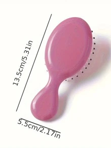 Brosse de massage portative mini à coussin d'air avec logo texte personnalisé pour enfants