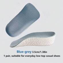 1 paire d'inserts de talon pour chaussures plus hautes pour hommes et femmes - Multicolore - Voir 13