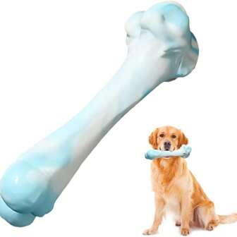 Indestructible Dog Chew Toys For Aggressive Chewers – Ultra-Tough TPR & Nylon Bones, Interactive Toys For Medium & Large Breeds, Perfect For Boredom & Outdoor Play