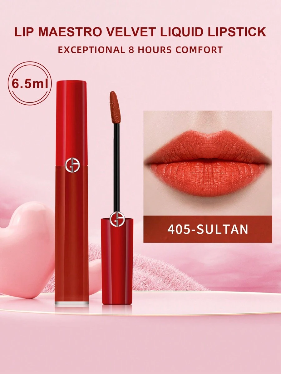 Giorgio Armani Lip Maestro 浓密丝绒色号 #405 0.22 液体盎司/6.5 毫升 - [斷貨王]#405爛番茄紅 - 查看 1