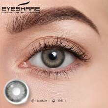 EYESHARE Green Colored Contact Lenses Natural Look Green Eye Lenses Gray Contact Gray Lenses Green Eye Lenses Halloween Costume Cosplay - Grey - View 4