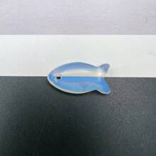 1pc Natural Crystal Fish Carving Figurine Statue Palm Stone DIY Jewelry Accessories Animal Figurine Sculpture Pocket Stone For Home Office Feng Shui Decoration Collectible Ornament - Multicolor - View 29