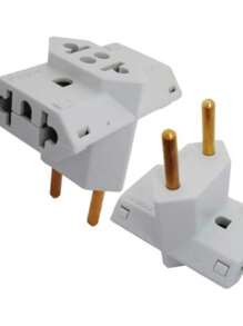Adaptador De Tomada Benjamim T Com 3 Entradas Multiplicador