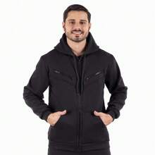 RAMAZZONI Men Zip-Up Hoodies - Black - View 2