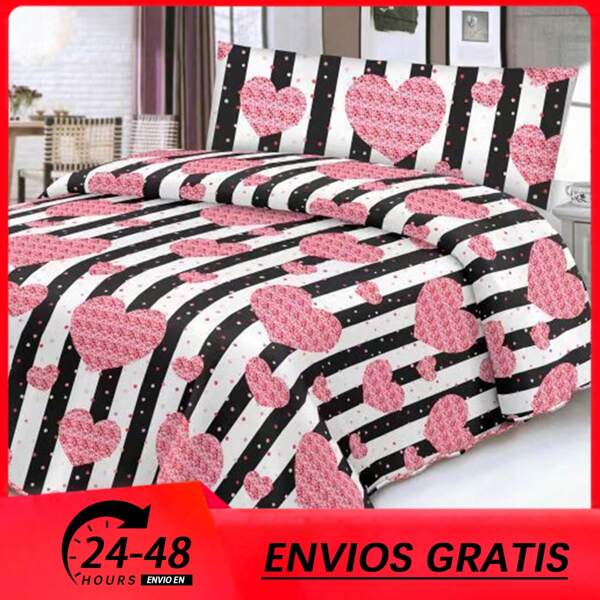 180*200cm Juego de ropa de cama de tres piezas (funda de colchón, funda de almohada, sábana) 180*200cm, de diferentes colores, conjunto suave con estampados, ropa de cama moderna y sencilla, ropa de cama y textil para hogar, no se descolora ni tiña, adecuado para uso individual, dormitorios, viajes, camping y actividades al aire libre.