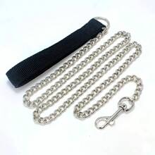 AKAPET Sturdy Metal Dog Leash, Bite Resistant, Chew Resistant, With A Comfortable Foam Grip, Outdoor Leash Suitable For Training Dogs, Suitable For All Dog Breeds