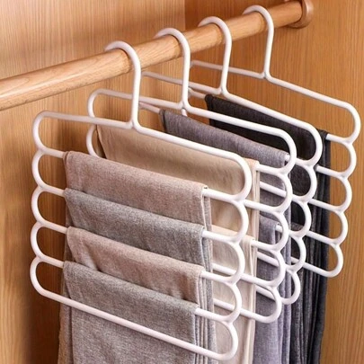 3 Peças Cabide Multifuncional, Cabide de Calças, Cabide de Armazenamento de Lenços