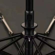 Guarda-chuva portátil para viagem, guarda-chuva universal para chuva e sol, protetor solar, redondo, à prova de vento, automático, fácil de abrir e fechar, compacto, à prova d'água, portátil para viagem - Nome exclusivo, iniciais, significado, estilo