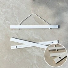 Pine Teak Wood Magnetic Poster Frame Hanger, Magnet Poster Frame For Posters, Prints, Photos, Pictures, Maps, Scrolls, And Canvas Artwork 1pc, Hanging Scroll, Solid Wooden Picture Frame, Hanging Picture Frame, Mobile Poster Frame, Painting Core Teak Scroll Gifts Birthday Graduation