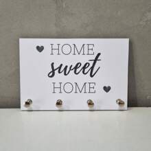 Porta Chaves Decorativo MDF - Home Sweet Home - A - Visão 1