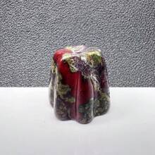 1pc Natural Crystal Incense Holder Carving Collectibles Of Colorful Gifts And Desktop Decoration For Home Interior Space Sculpture Shelf Accents Ornament For Home Office Decor