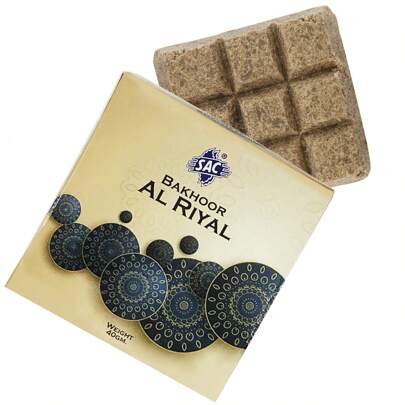 High Grade Premium Incense, BAKHOOR AL-RAAS Incense Bar Of Sandalwood Powder, Oud Powder, Musk And Perfumery Sugar | 9 Bricks Assorted Scents In One Square Shape(40g)