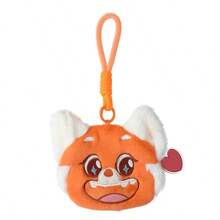 1PC Disney Series Furry Coin Purse, Mickey Mouse, Lilo&Stitch, Lotso, MeiLee, Cartoon Printed Patterns, Storage Packaging Accessories, Cute Mini Handbags, Small And Portable Travel Pendants, Birthday Gifts, Holiday Gifts, Dormitory Decoration Supplies, Can Be Used As A Good Choice For Friends To Give Gifts, Students Can Use To Put Change And Meal Cards