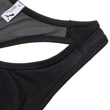 Puma 4KEEPS Sports Bra For Women, Running, Fitness, Training, Outdoor, Casual, Comfortable Vest - Black-white - View 4