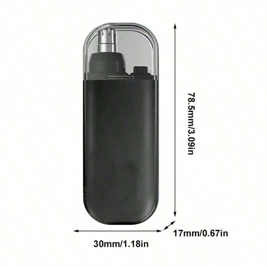 Electric Nose Hair Trimmer Portable Nose Ears Hair Eyebrow Trimmer For Men Rechargeable Nose ...