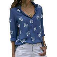 Printed Shirt For Women, In Leisure Time