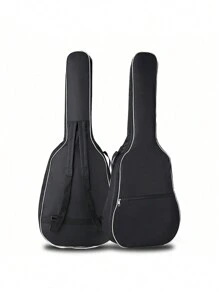 Sac de guitare imperméable de 41 pouces, sac de guitare acoustique résistant à l'eau avec sangle d'épaule double réglable, étui de transport avec boucle de suspension au dos, sacs de guitare, étui de guitare électrique, sac de transport imperméable en oxford pour guitare électrique avec deux poches, pour guitare acoustique, classique, ukulélé, basse