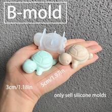 Small Turtle Decoration Silicone Mold Mini Turtle Decoration Plaster Mold Epoxy Resin Mold