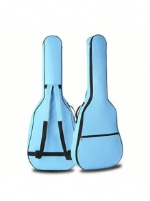 Sac de guitare imperméable de 41 pouces, sac de guitare acoustique résistant à l'eau avec sangle d'épaule double réglable, étui de transport avec boucle de suspension au dos, sacs de guitare, étui de guitare électrique, sac de transport imperméable en oxford pour guitare électrique avec deux poches, pour guitare acoustique, classique, ukulélé, basse