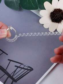 4pcs-4 Different Models Ring Size Adjuster, Transparent Plastic Spring Invisible Ring Adjuster, Suitable For Loose Rings, Firm And Comfortable Fit, Used To Make Jewelry Guards, Sizers, Assemblers Screw, Screw Silicone Fastener Set Best Gift, Perfect For Weddings And Outdoor Activities