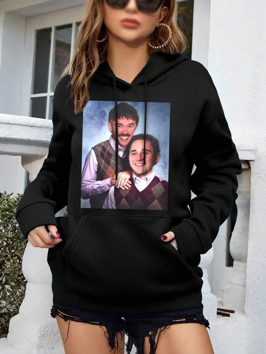 John Summit Dom Dolla Brotherly Gift Big Size Women Hoodie A Gift For Brothers Women's Sweatwomen Hoodies With Quotes - Black - View 1