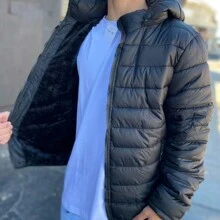 Bobojaco Men's Jacket Blouse Puffer - 黑色 - 查看 1