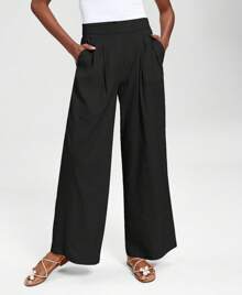 INC International Concepts High Rise Pull On Wide Leg Pants