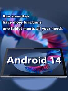 PEICHENG ZB10 10.1 Zoll Android 14 Tablet, RK3326S 4-Kern 1,6GHz/2GB RAM 32GB ROM/2,4G WiFi+WiFi 6/BT 5.2/FHD IPS Touchscreen/2MP+5MP Dual Kamera/Type-C/G-Sensor/6000mAh/unterstützt 1TB SD-Kartenerweiterung (ohne Adapter)