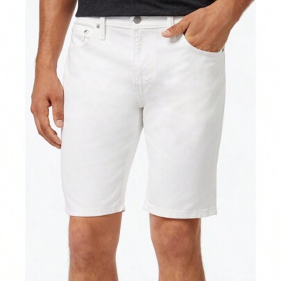 's Men's 511 Hemmed White Denim Shorts