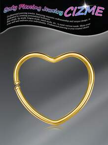 CIZME Gold Stainless Steel Hoop Nose Ring Cartilage Ring Set Gold Color Set For Men And Women, Stainless Steel Nose Ring Hoop Nose Piercing Jewelry For Women And Men Gold Hoop Nose Ring, Stainless Steel Helix Tragus Lip Septum Ring Cartilage Earring Hoop Piercing Jewelry