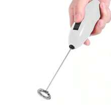 Mini Mixer Portátil Misturador Bebida Elétrico Leite - Branco - Visão 2
