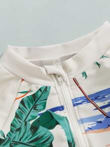 Young Boys Swimwear - 白色 - 查看 6
