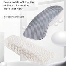 1 paire d'inserts de talon pour chaussures plus hautes pour hommes et femmes - Multicolore - Voir 8