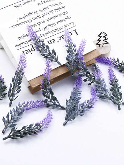 10/30/40/50PCS Fake Plants-Lavender, Artificial Flowers, Home, Dining Room, Living Room, Outdoor Garden Decoration,The Art Of Inserting Flowers, Photography Props, Autumn Decor, Summer Decor, Fall Decor, Vase, Flower Wall, Flower Wreath, Bridal Bouquet, Wedding Decorations, DIY Flower Wreath Materials, Birthday Party Decoration Materials, Home Decoration Accessories, Valentine's Day