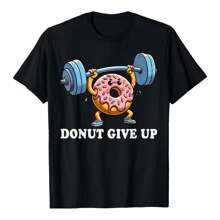 Weightlifting - Funny Fitness Workout Gym Donut Lover T-Shirt