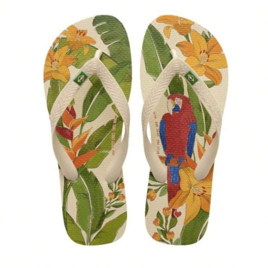 Women's Adult Slippers Comfortable Prints Lightweight Non-Slip - 旗幟 - 查看 1