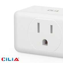 CILIA 1/2pcs 3-Sided Way Outlet Splitter, Multi Plug Outlet Extender,3 Prong Wall Plug Adapter,Small Electrical Outlet,UL Listed,For Cruise Ship, Travel, Home, Office,White