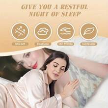 1 件定制照片抱枕 - 双面印花，超长，为仰卧和侧卧者提供舒适的睡眠支撑，适合单人床至双人床，可机洗，现代风格睡眠枕 - 彩色 - 查看 5