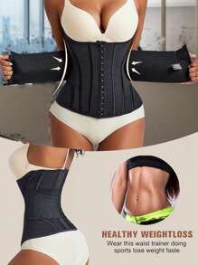 1 Pc Waist Trainer Body Shapewear Women Bottoms Tummy Slimming Sheath Woman Flat Belly Girdle Sheath Wrap Waist Colombia Belt Gaine Tummy Control Corset Body Shaper