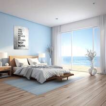 Results Or Excuses Simple Design Large Wooden Framed Wall Art Home Decor Canvas Painting- For Bedroom, Bathroom, Living Room, Office, Kitchen, Holiday Gift- 1pc - 彩色 - 查看 6