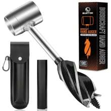 Bushcraft Gear For Survival, Bushscraft Hand Auger, Survival Tools,Bushcraft Auger,Scotch Eye Wood Auger Drill Bit For Camping And Bushcraft (Black) - Black - View 7