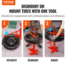 Portable Manual Tire Changing Tool With Bead Breaker For Cars Trucks And Motorcycles - Red - View 5